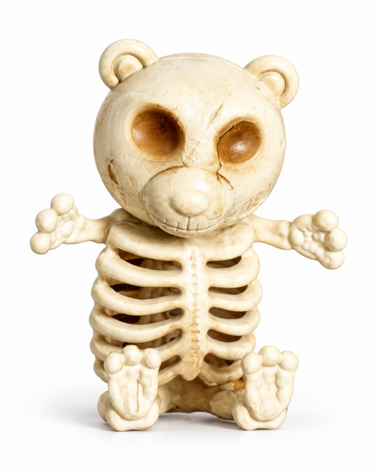 Spooky Teddy Bear Skeleton Halloween Decoration