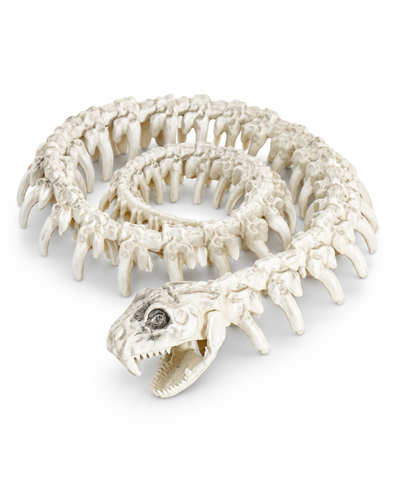 Creepy Snake Skeleton Animal Skeleton Halloween Decoration