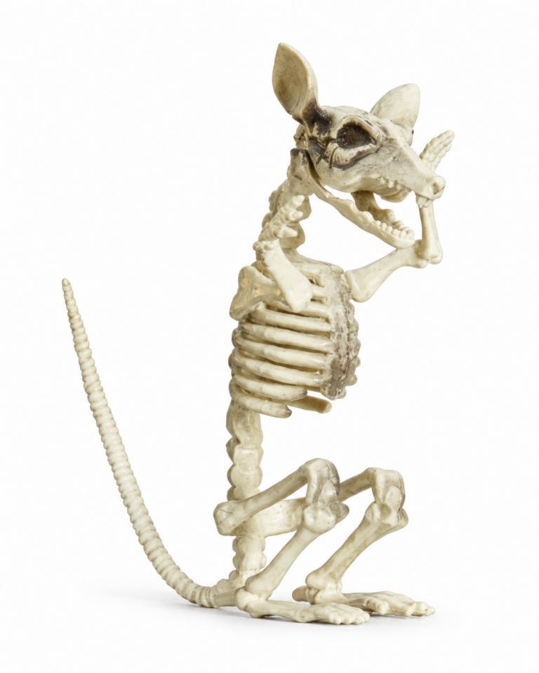 Creepy Rat Skeleton Halloween Decoration