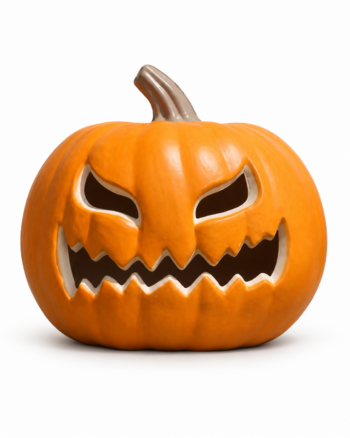 Angry Eyes Jack-O Lantern Halloween Pumpkin