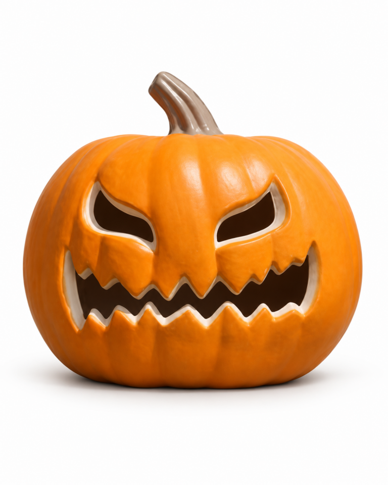 Angry Eyes Jack-O Lantern Halloween Pumpkin