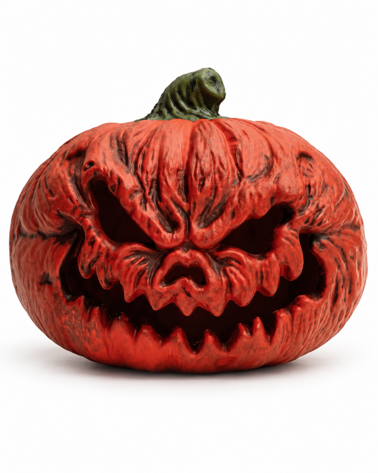 Evil Face Jack-O-Lantern Halloween Pumpkin