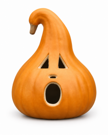 Shocked Gourd Jack-O-Lantern Light Up Pumpkin Decoration