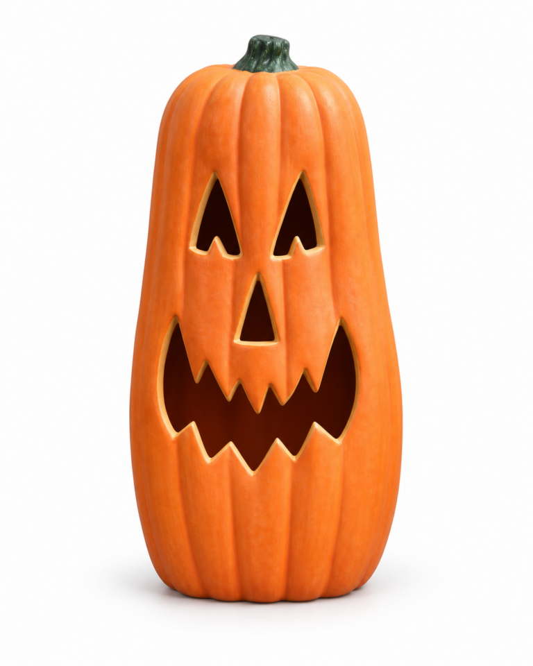 Orange Light Up Jack-O-Lantern Pumpkin