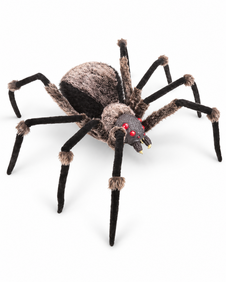 Giant Halloween Spider Decoration with Light-up Eyes
