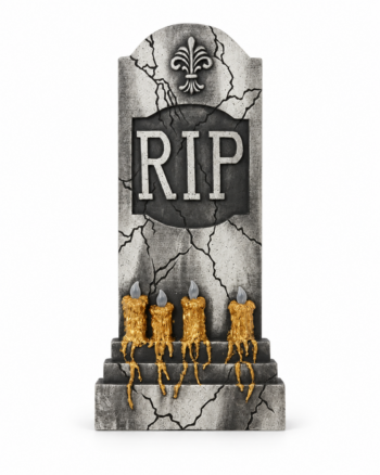 RIP Tombstone Halloween Decor with Light