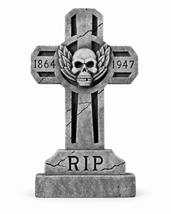 RIP Cross Tombstone Halloween Decoration