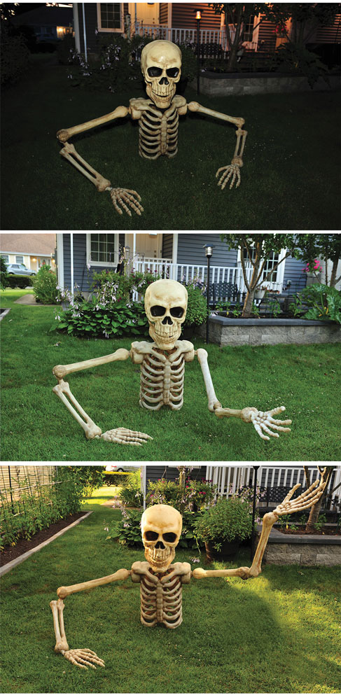 4ft Skeleton Grave Breaker — Standard Eyes