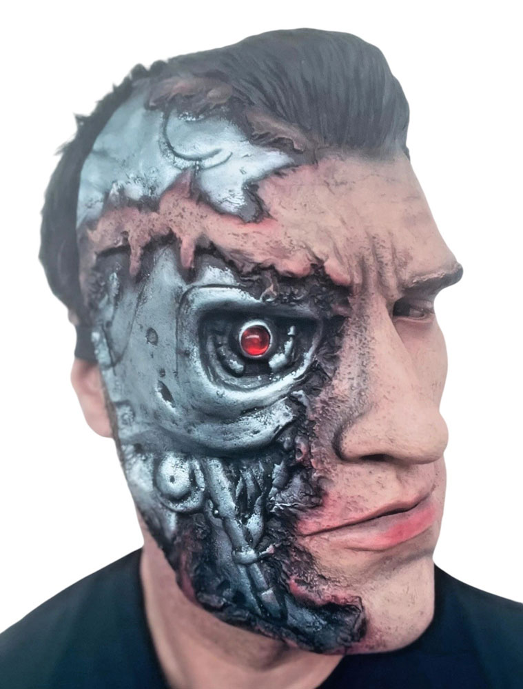 Arnie Cyborg Halloween Fancy Dress Mask
