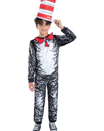 Dr Seuss Cat In The Hat Costume Small Age 4-6