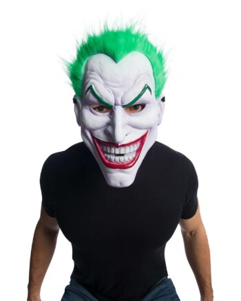 Brand New Joker Mask with Green Hair Costume Accessory