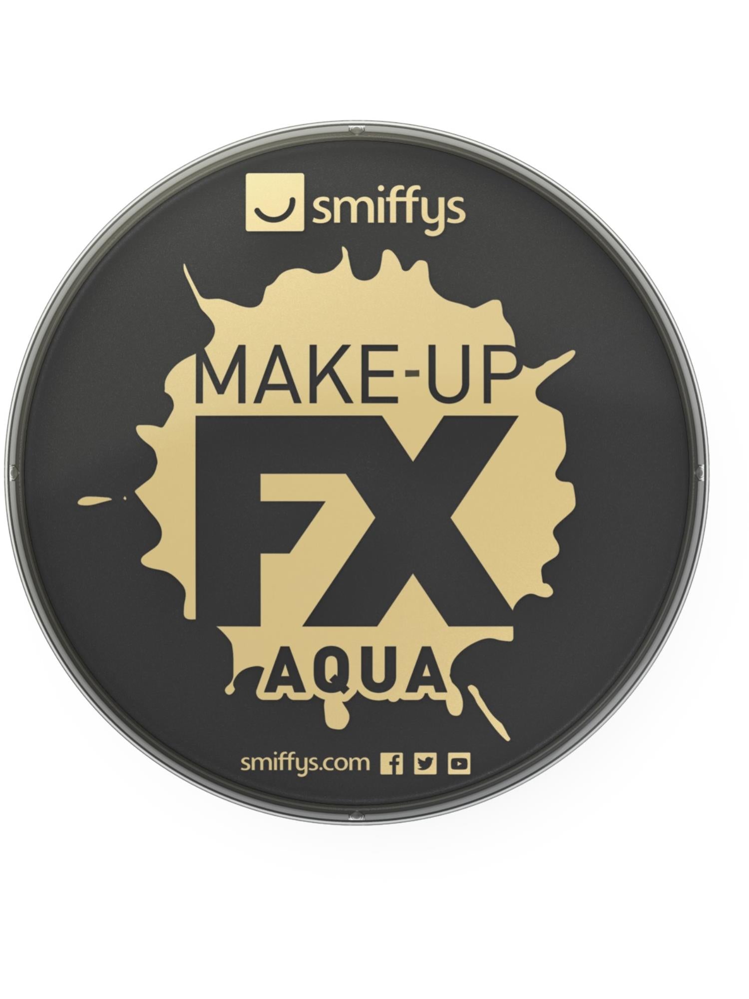 Smiffys Make-Up FX Black Aqua Face Paint