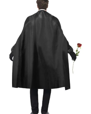 Dark Opera Masquerade Costume Black Medium Chest 38-40
