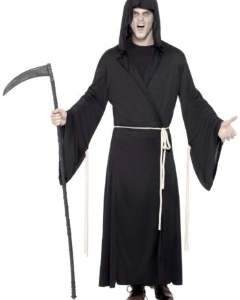 Grim Reaper Costume Black Medium Chest 38-40
