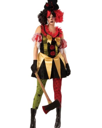 Evil Clown S Adult Female Halloween Costume