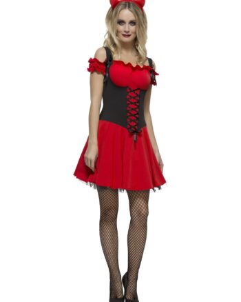 Fever Wicked Devil Costume Red Small UK 8-10