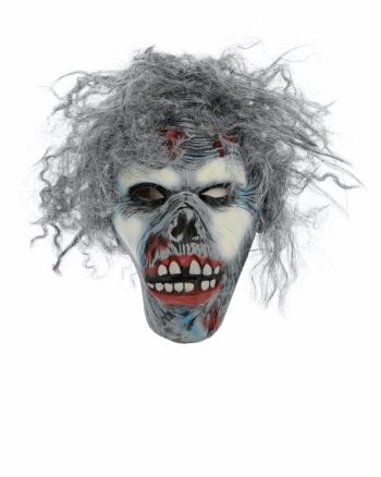 Decaying Zombie Mask Grey