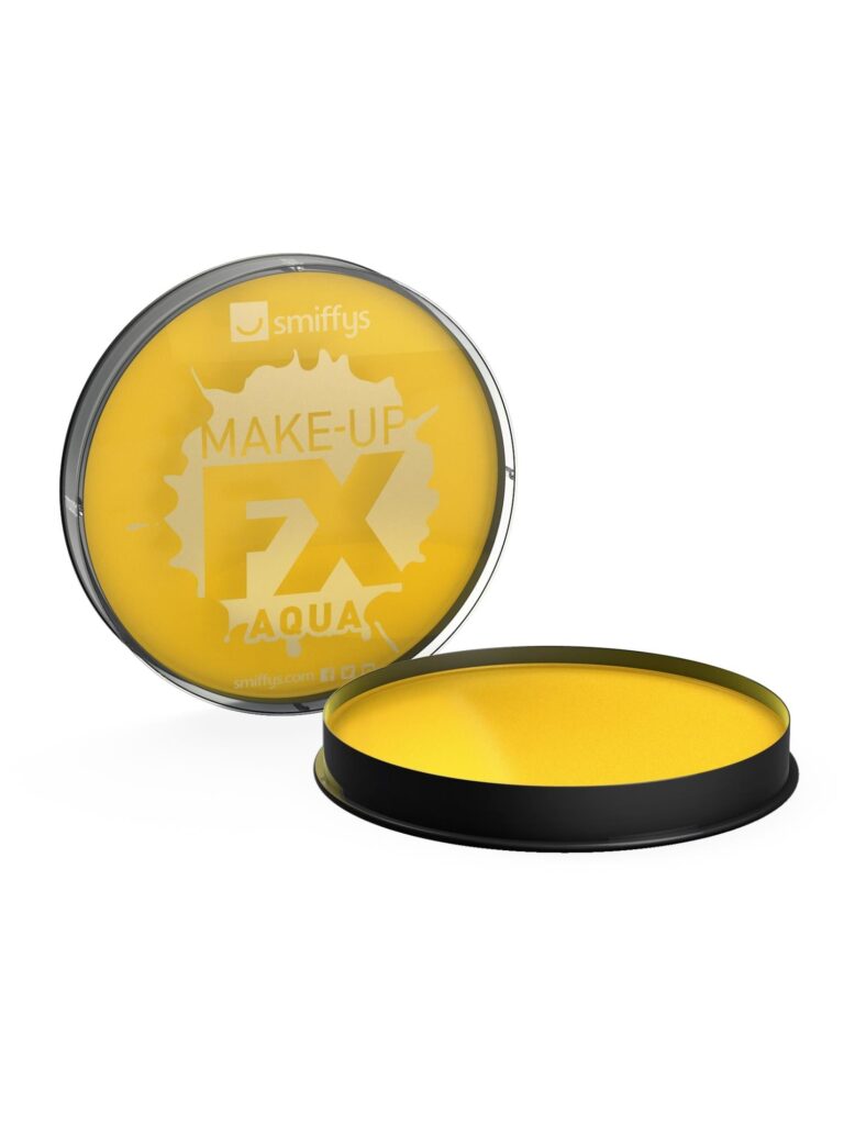 Smiffys Make-Up FX Yellow Aqua Face Paint