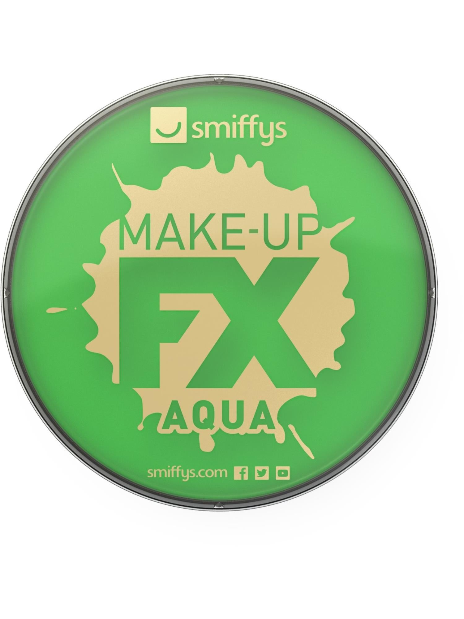 Smiffys Make-Up FX Bright Green Face Paint