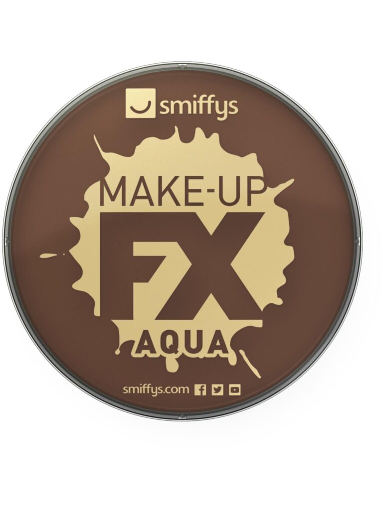 Smiffys Make-Up FX Dark Brown Aqua Face Paint