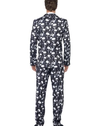 Skeleton Suit Black and White Medium Chest 38-40