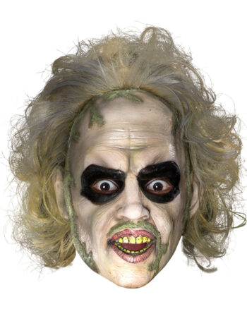 Beetlejuice Mask with Hair Costume Accessory