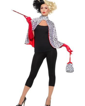Deluxe Evil Madame Kit Black and White Accessory Set