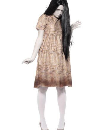 Evil Spirit Costume Grey Medium UK 12-14