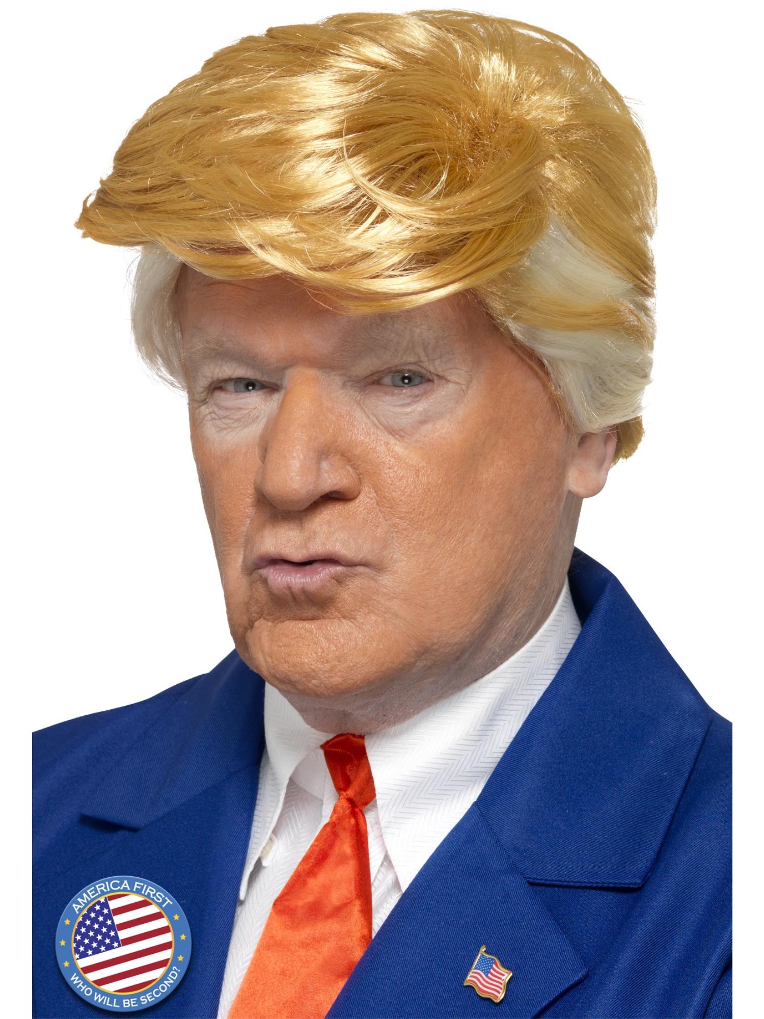 President Wig Blonde Fancy Dress Costume Accessory