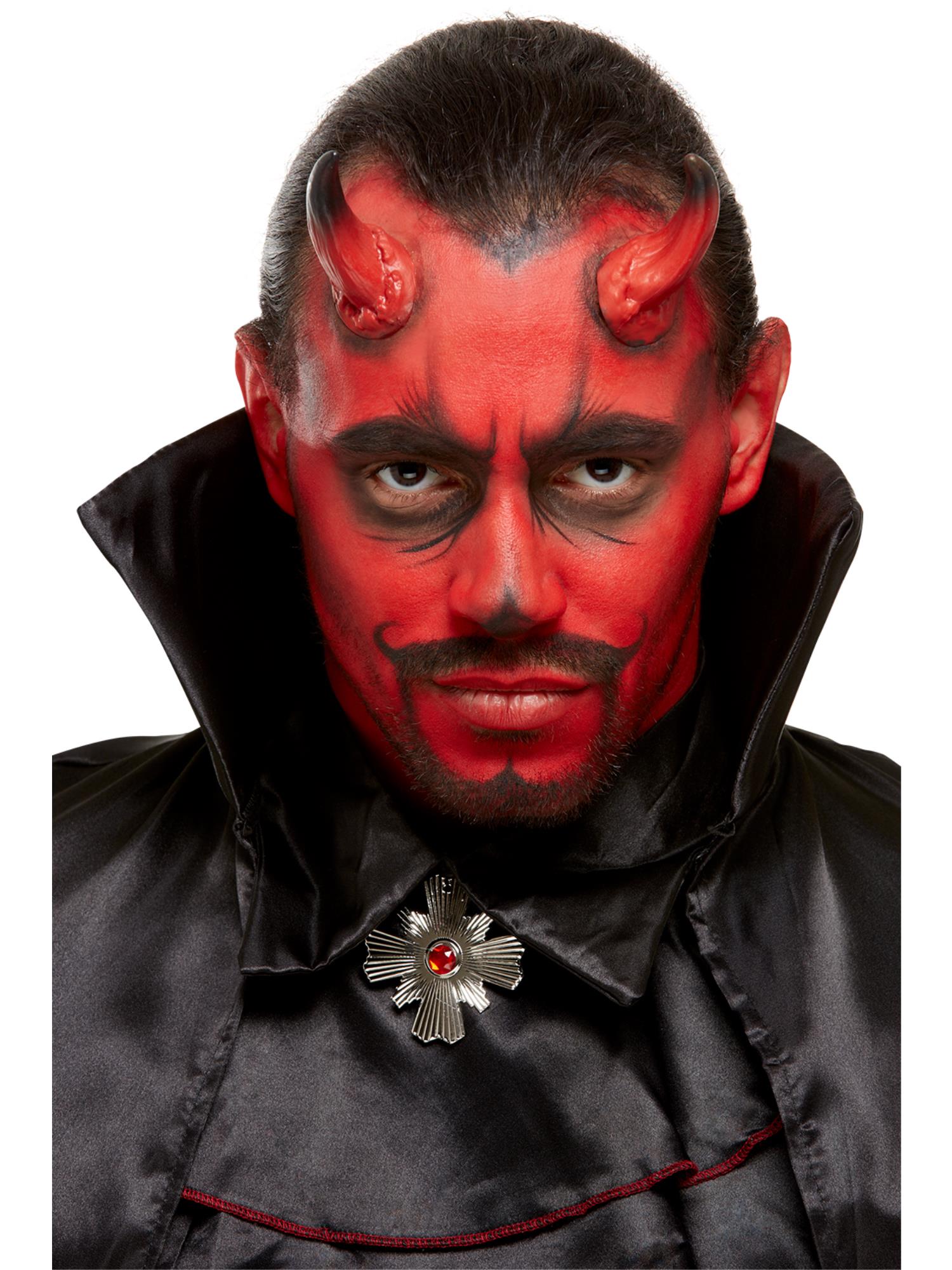 Smiffys Make-Up FX Devil Kit Aqua Red and Black