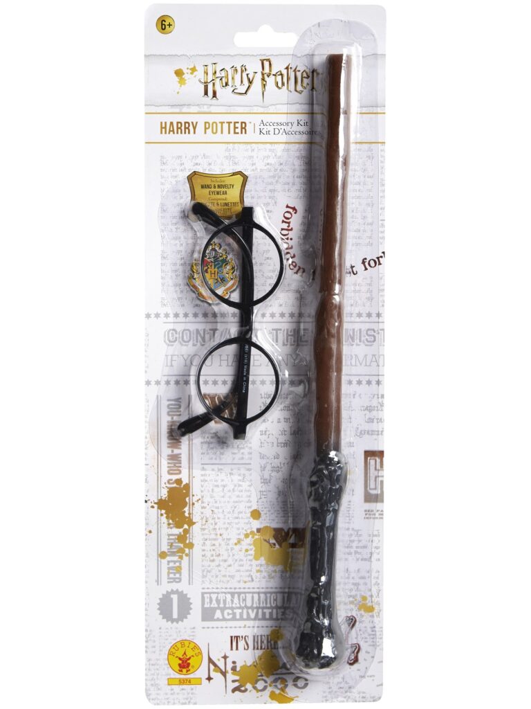 Harry Potter Wand and Glasses Blister Kit