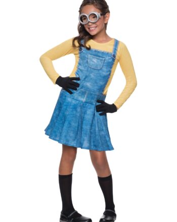 Female Minion Costume for Age 5 to 7 Years