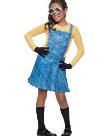 Female Minion Costume for Age 5 to 7 Years