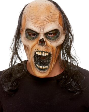 Zombie Latex Mask Brown