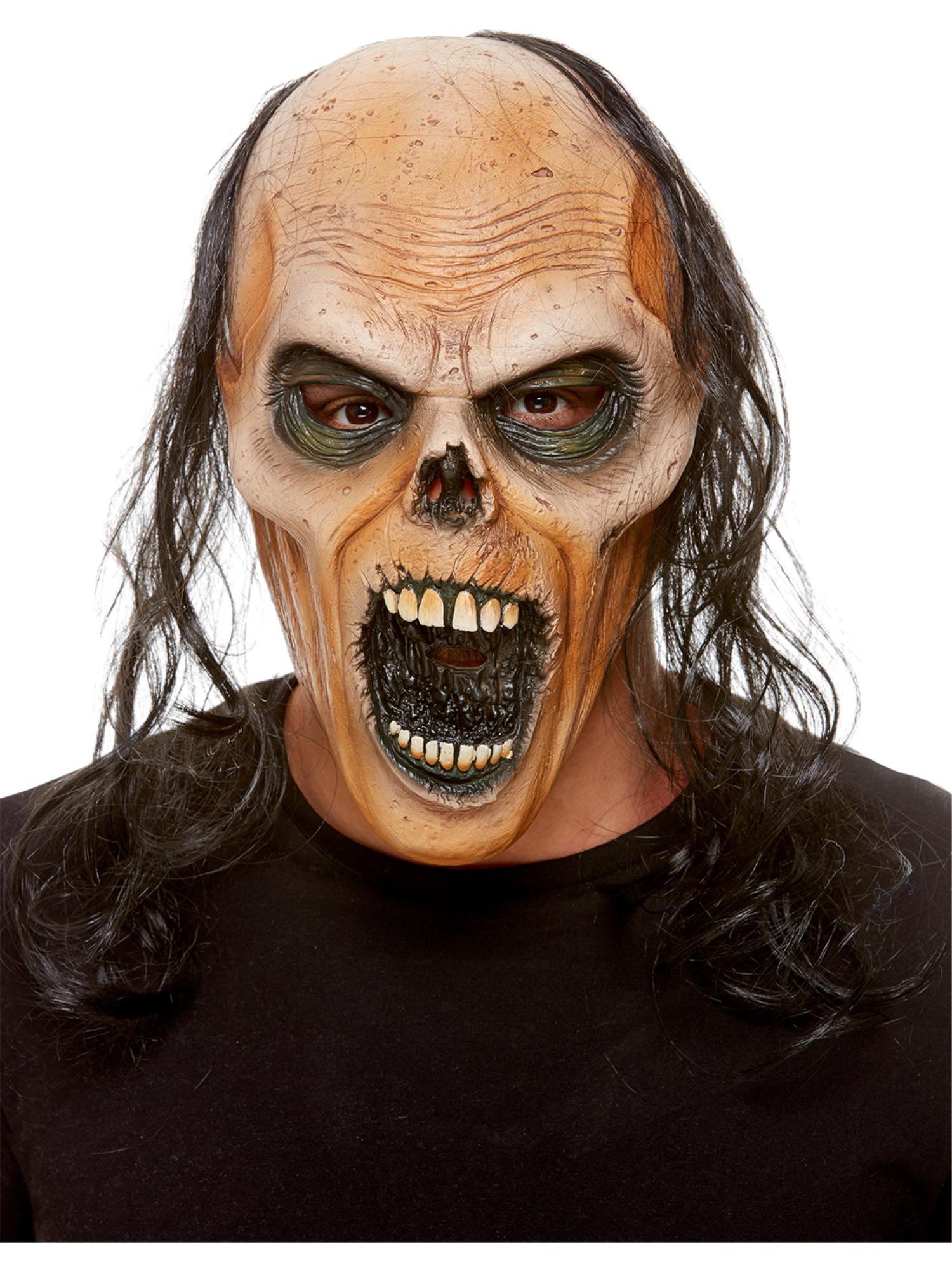Zombie Latex Mask Brown