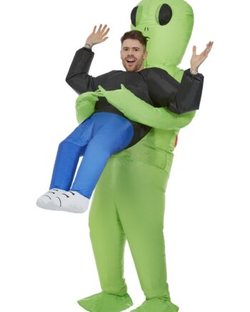 Inflatable Alien Abduction Costume Green