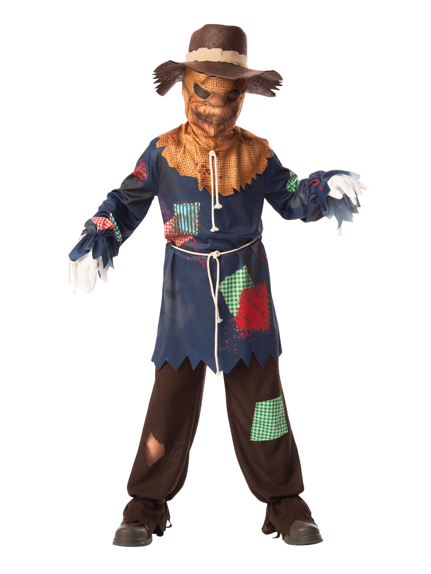 Sinister Scarecrow Childrens Halloween Costume 12-14 Years