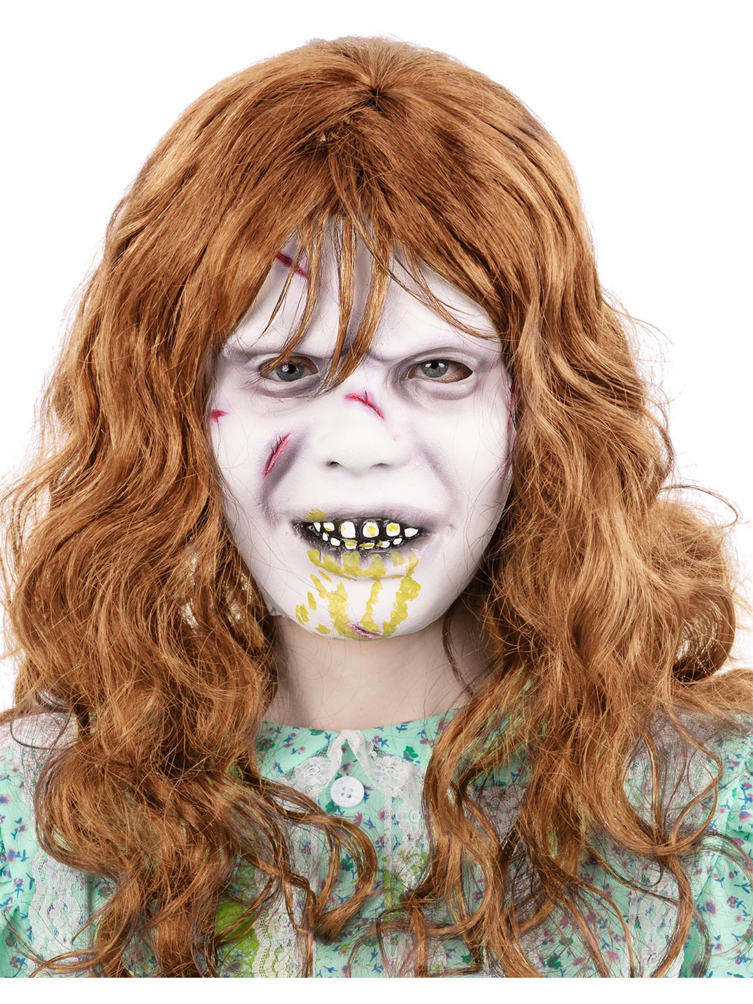 The Exorcist Regan Mask with Hair