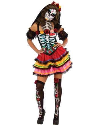 Day of The Dead Seniora Costume XL