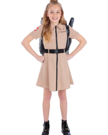 Ghostbusters Girls Costume Large Age 10 to 12