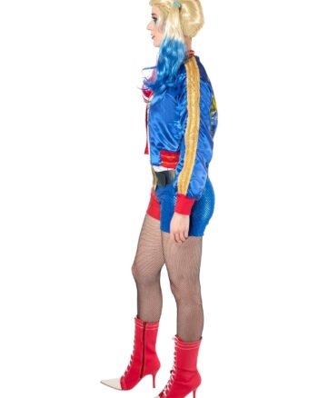 Harley Quinn Fancy Dress Costume Size S