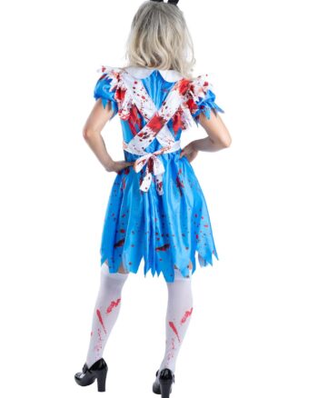 Zombie Wonderland Costume Small UK 8-10