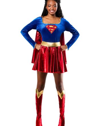 Supergirl Fancy Dress Costume Size L
