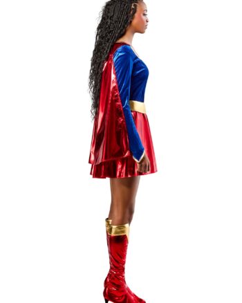 Supergirl Fancy Dress Costume Size L