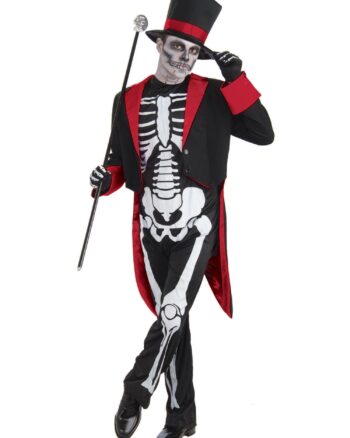 Mr Bone Jangles Skeleton Costume with Tailcoat