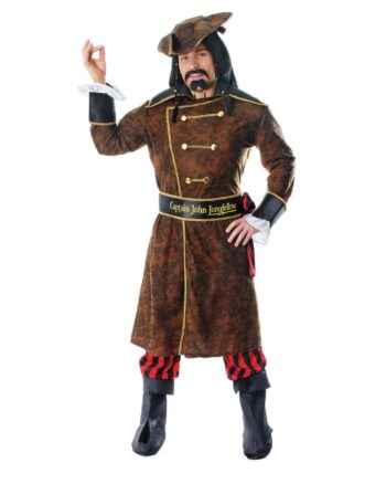 Captain John Longfellow Adult Male Novelty Pirate Costume