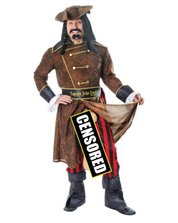 Captain John Longfellow Adult Male Novelty Pirate Costume