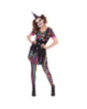 Multicolour Mischief S Clown Costume