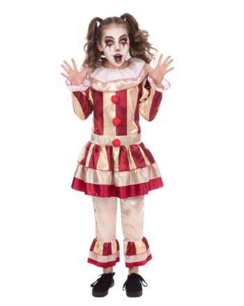 Carnevil Clown Childrens Halloween Costume 4-6 Years