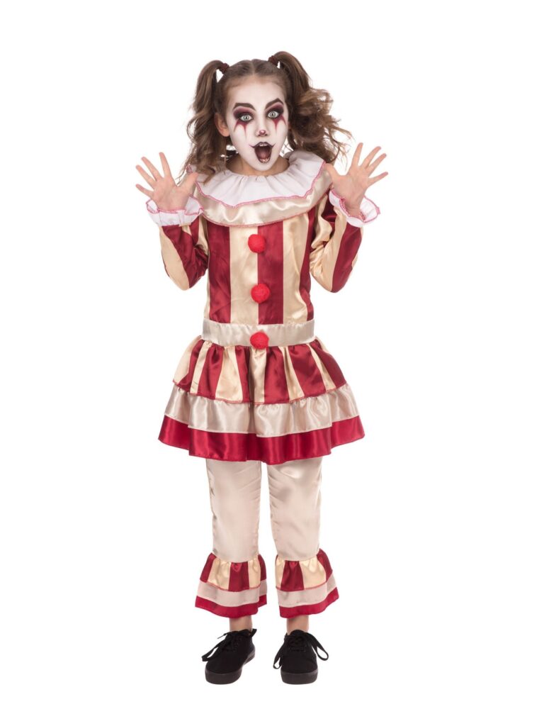 Carnevil Clown Childrens Halloween Costume 4-6 Years
